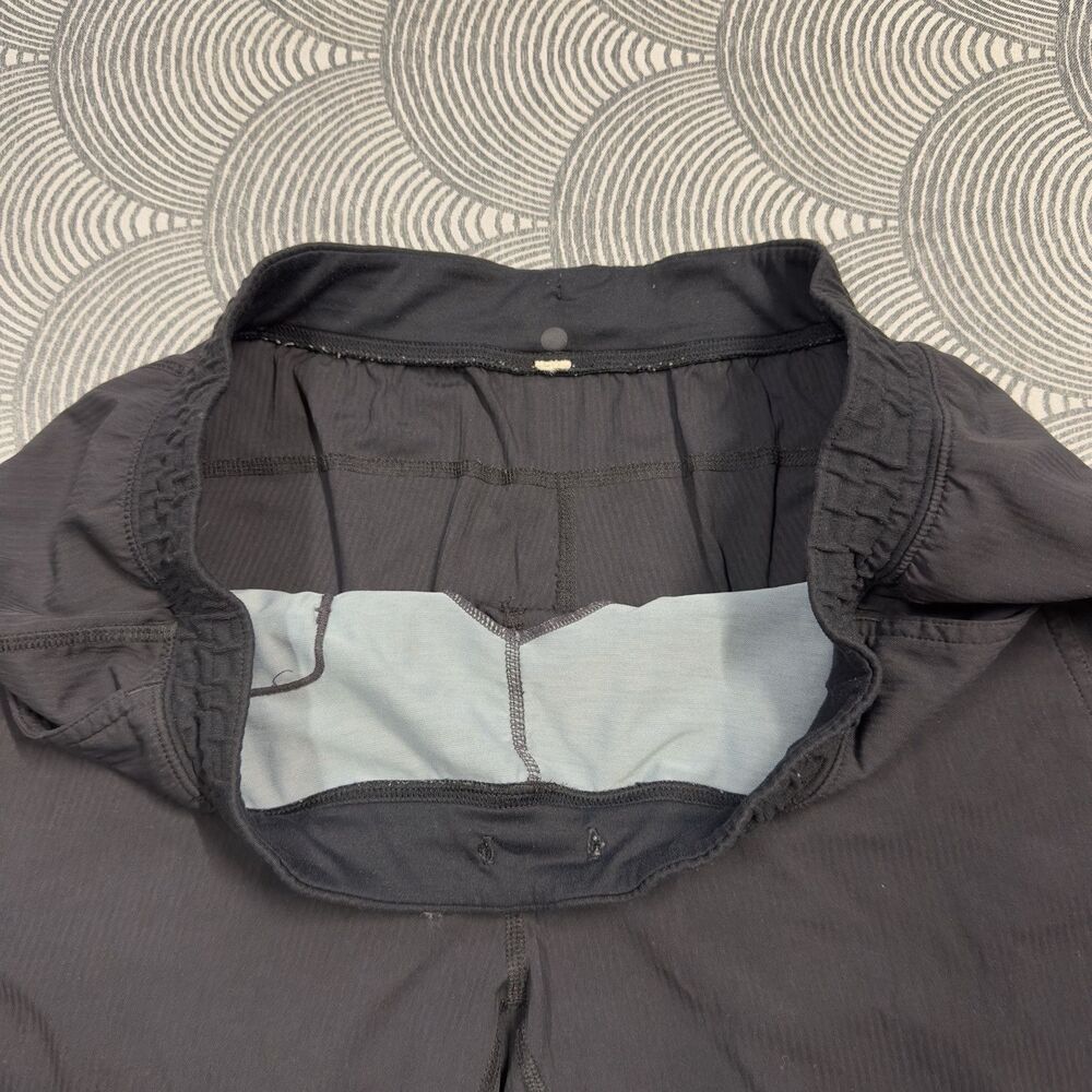 LULULEMON Athletic Shorts No Liner Black 11’ Inseam Men Large Flaw* - Picture 2 of 12